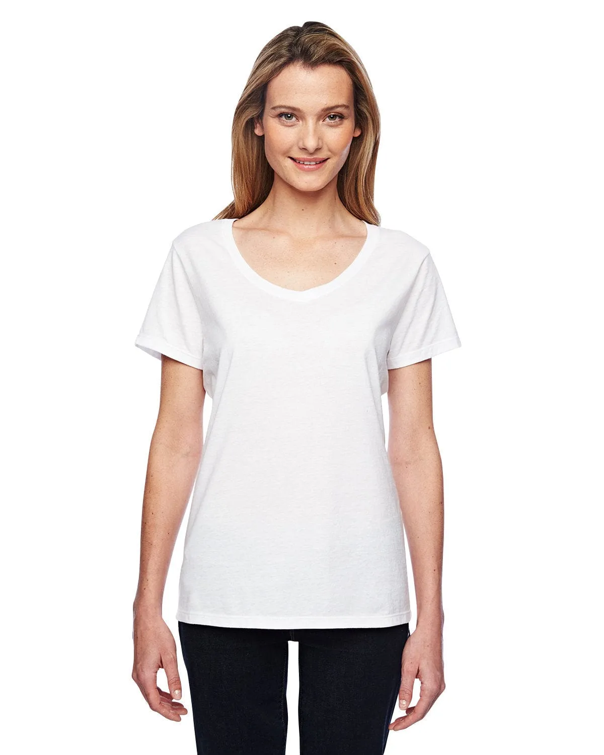 Hanes Ladies X-Temp Performance V-Neck