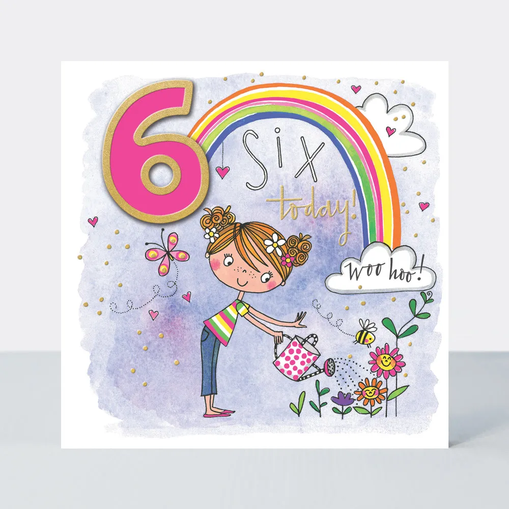 Happy Birthday Age 6 Girl Gardener