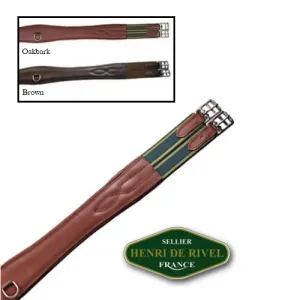HDR Advantage Leather Overlay Girth