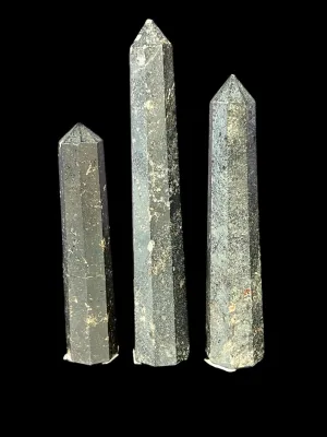 Hematite Tower - Faceted