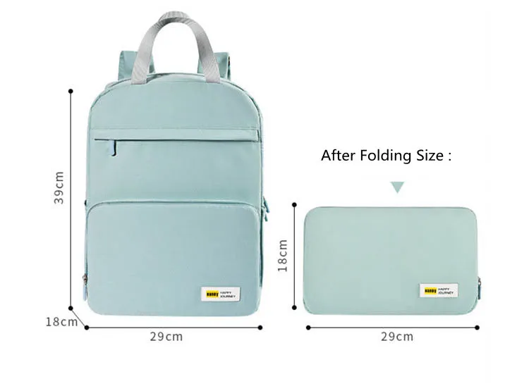 Hendy Unisex Foldable Travel Backpack by Wolph