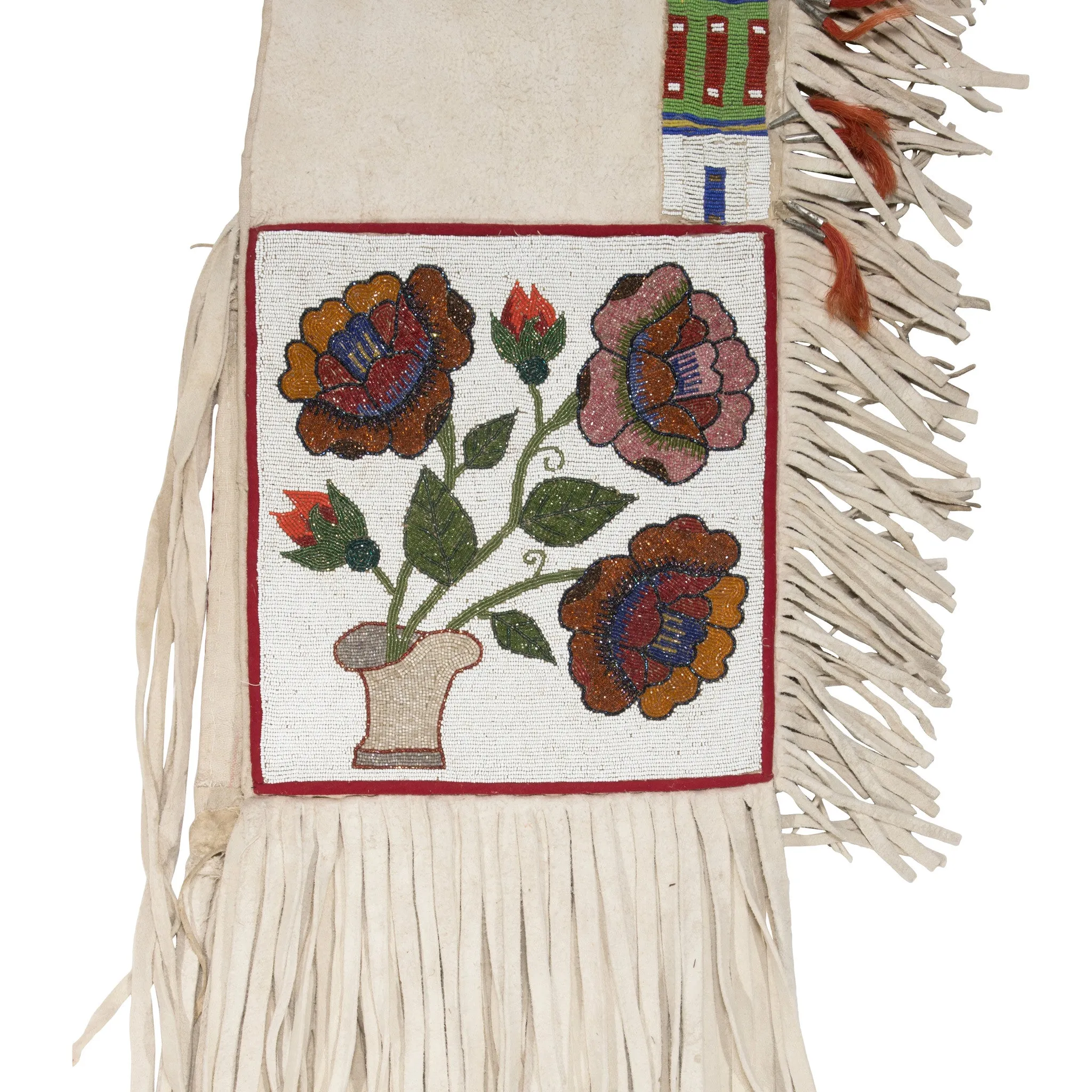 Highly Decorated Nez Perce Saddle Throw