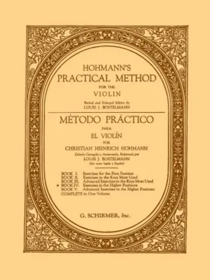 Hohmann, Practical Method For Violin Book 4 (Schirmer)