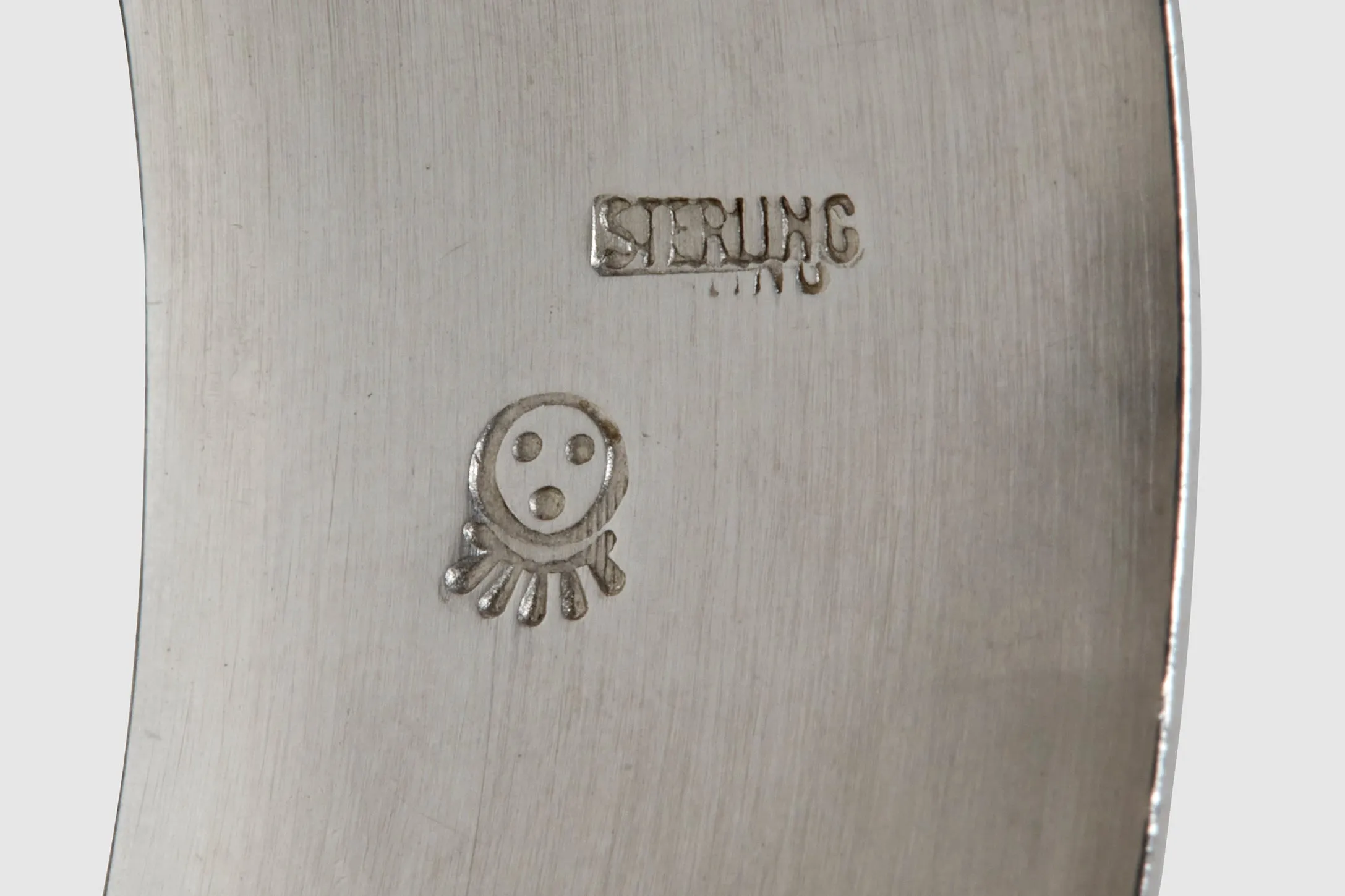 Hopi Sterling Overlay Cuff