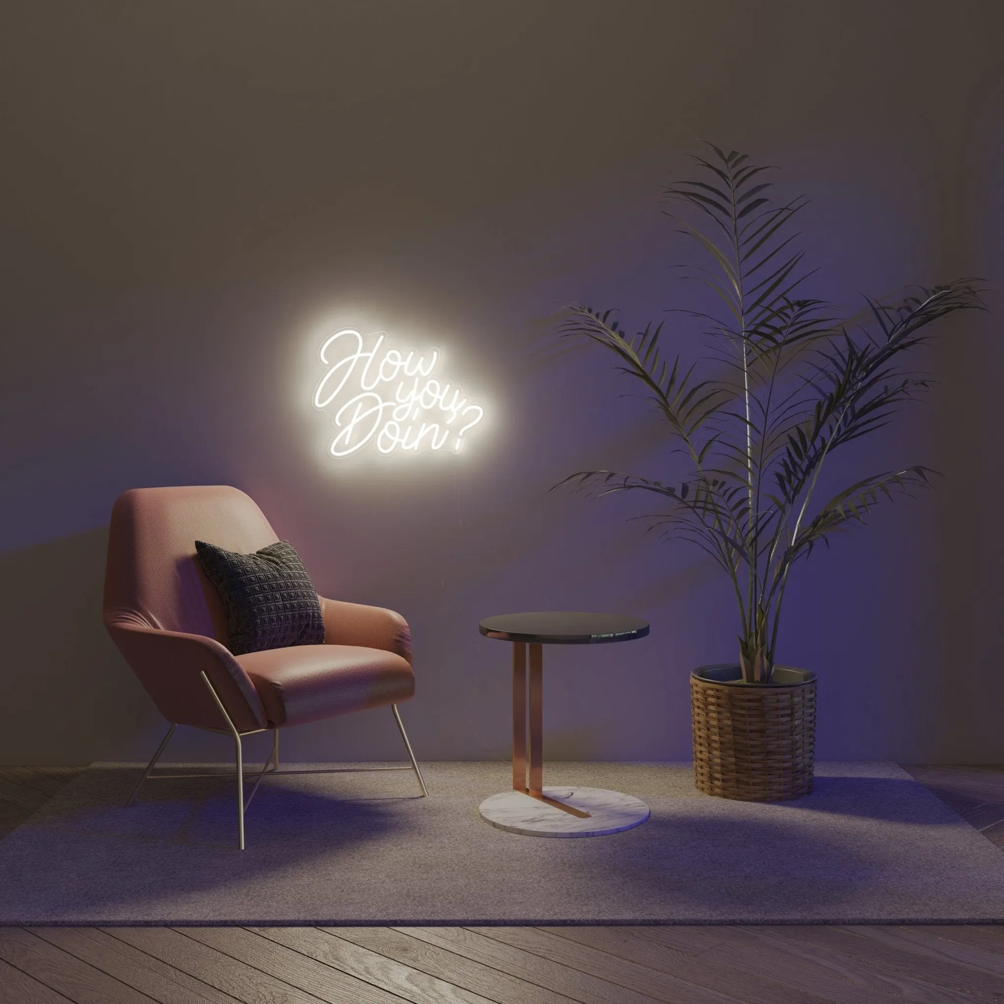 How you doin' - LED neon sign