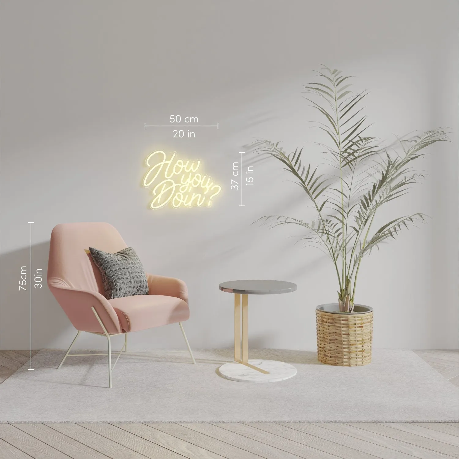 How you doin' - LED neon sign