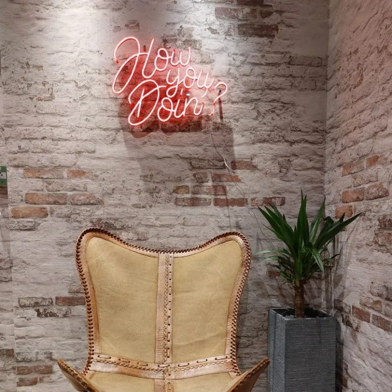How you doin' - LED neon sign