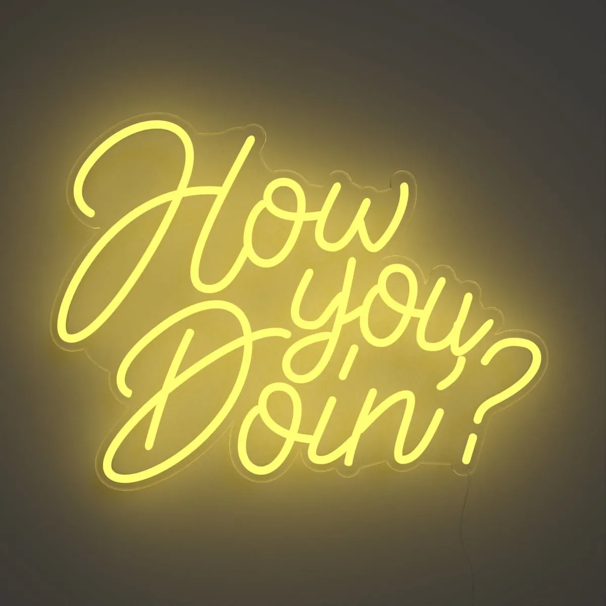 How you doin' - LED neon sign