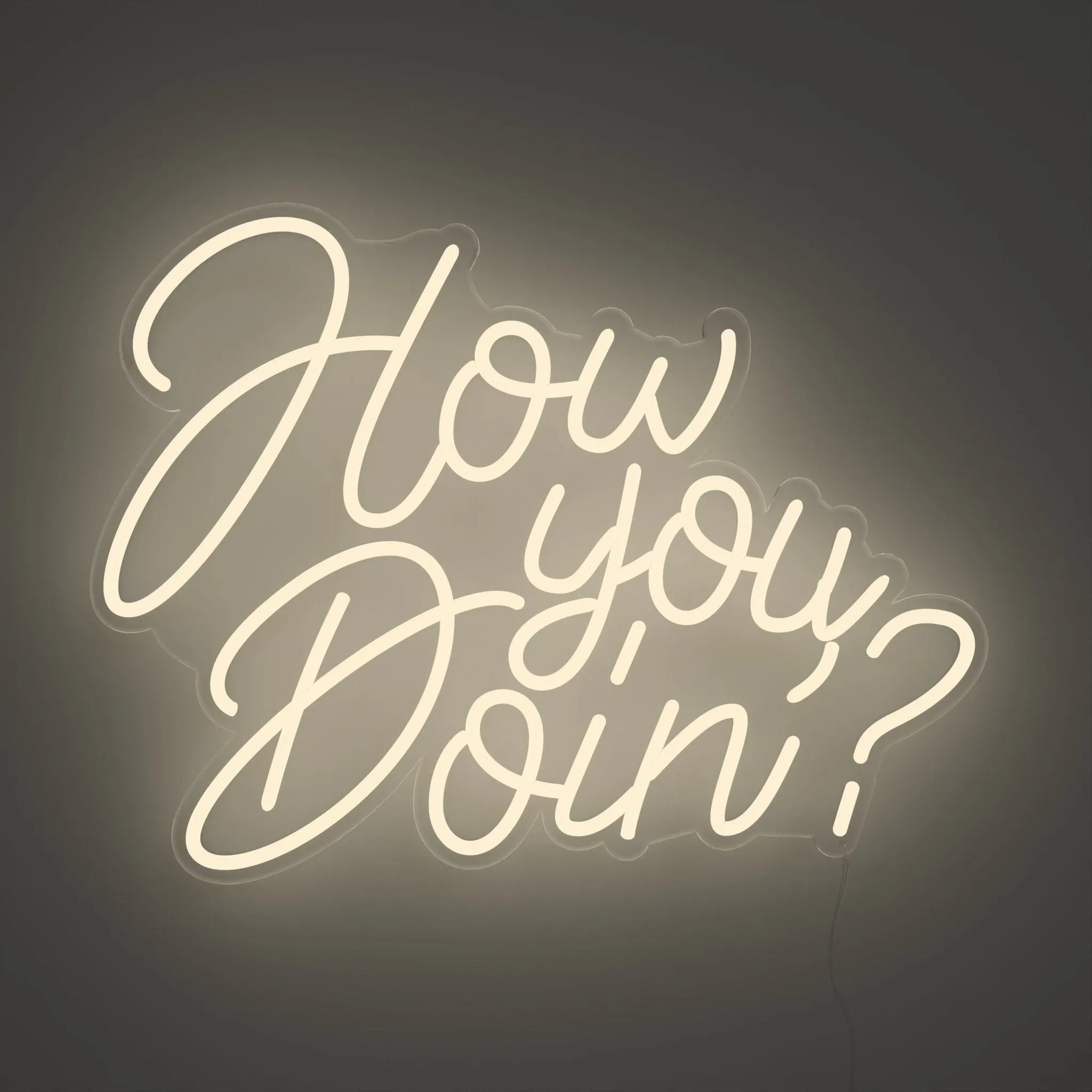 How you doin' - LED neon sign