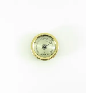 Hygrometer Gold Finish