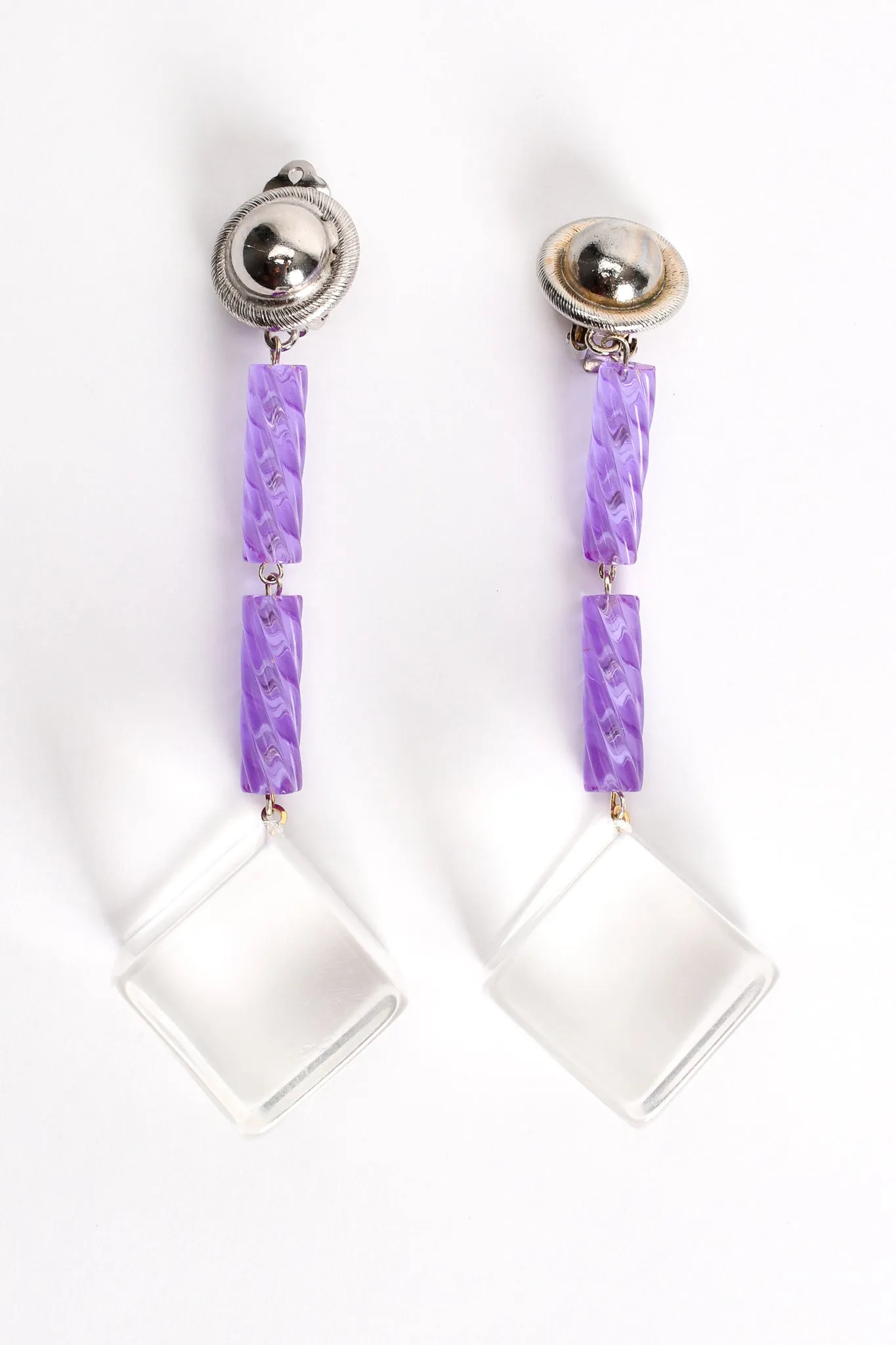 Ice Cube Drop Earrings