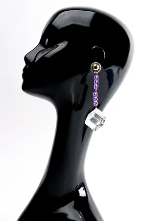 Ice Cube Drop Earrings