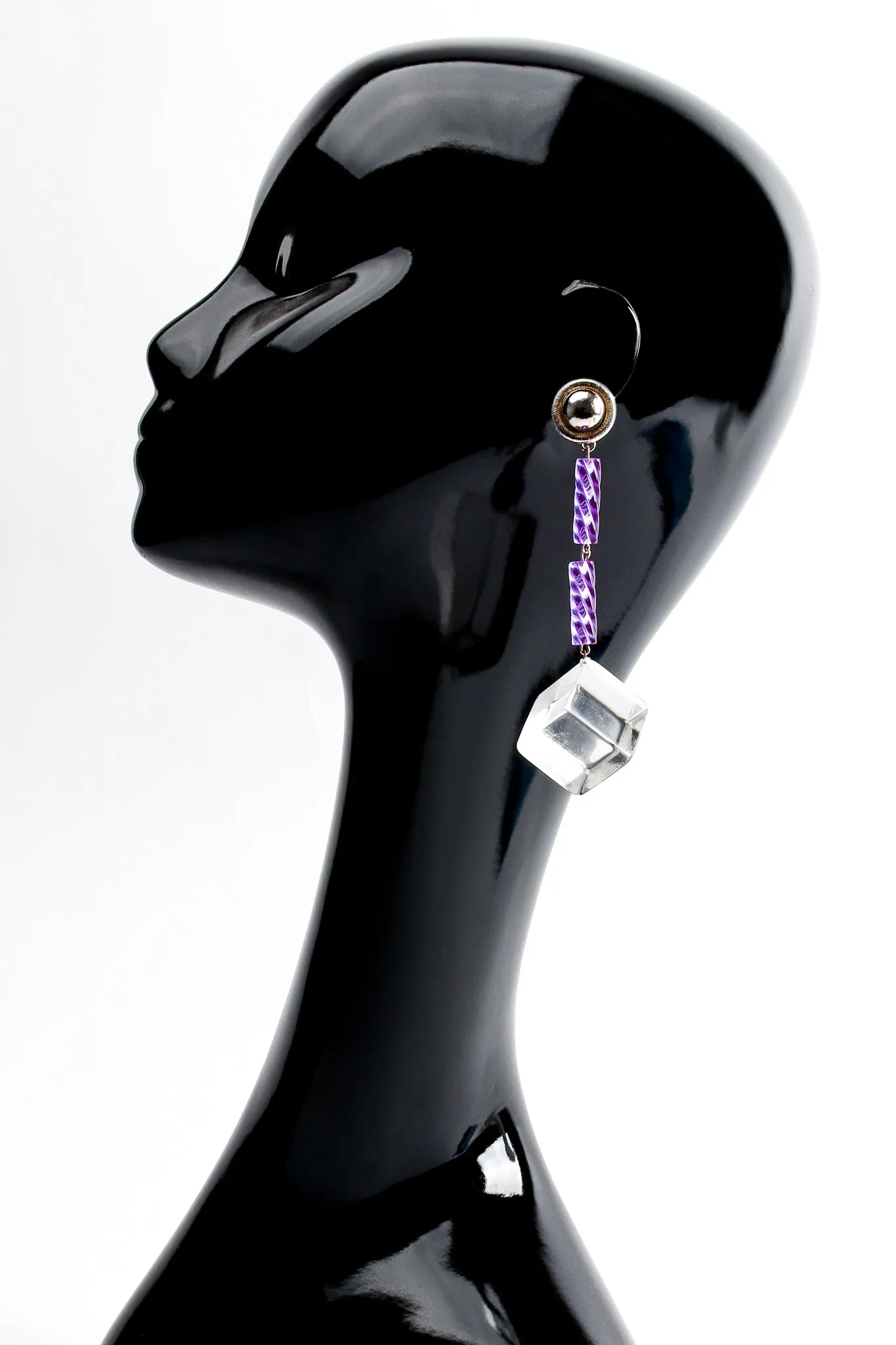 Ice Cube Drop Earrings