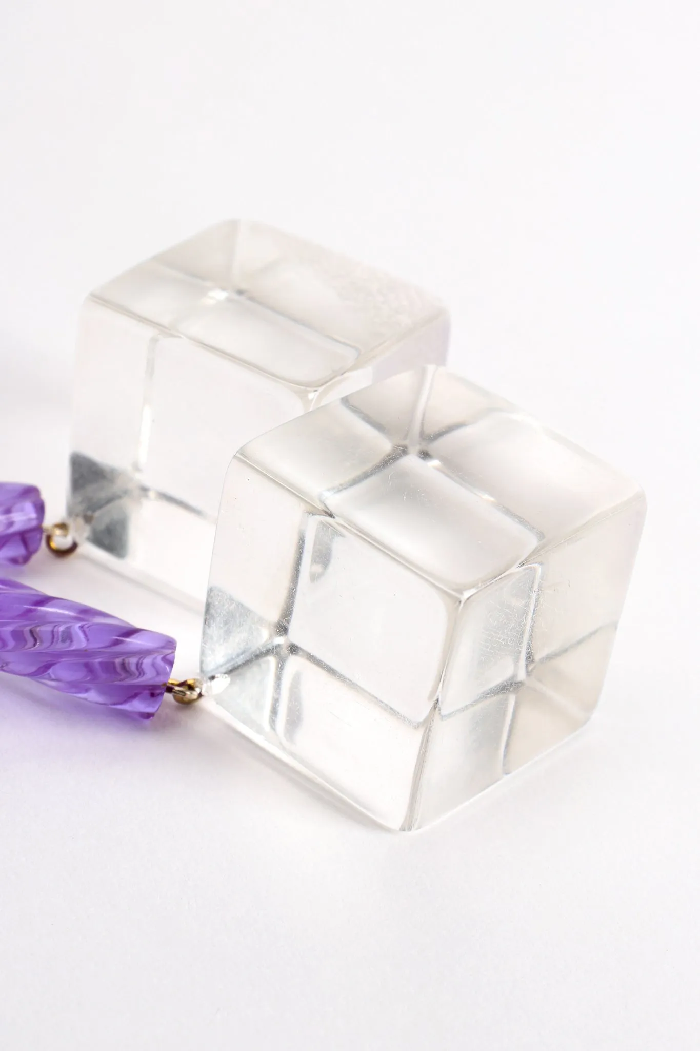 Ice Cube Drop Earrings