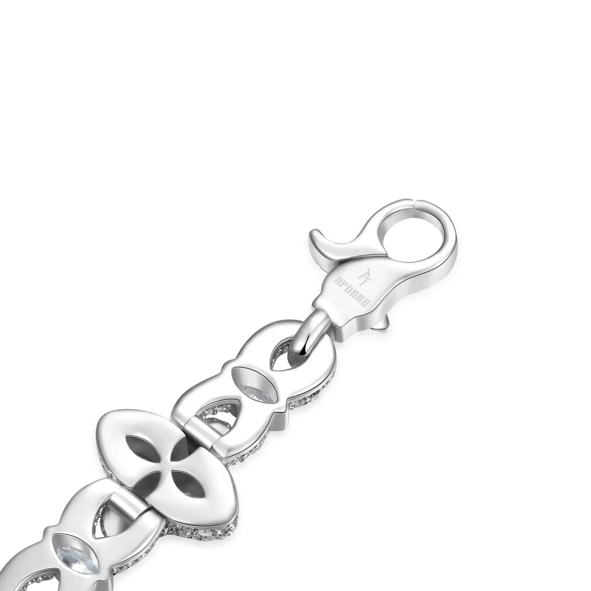 Iced Luminous Clover Bracelet