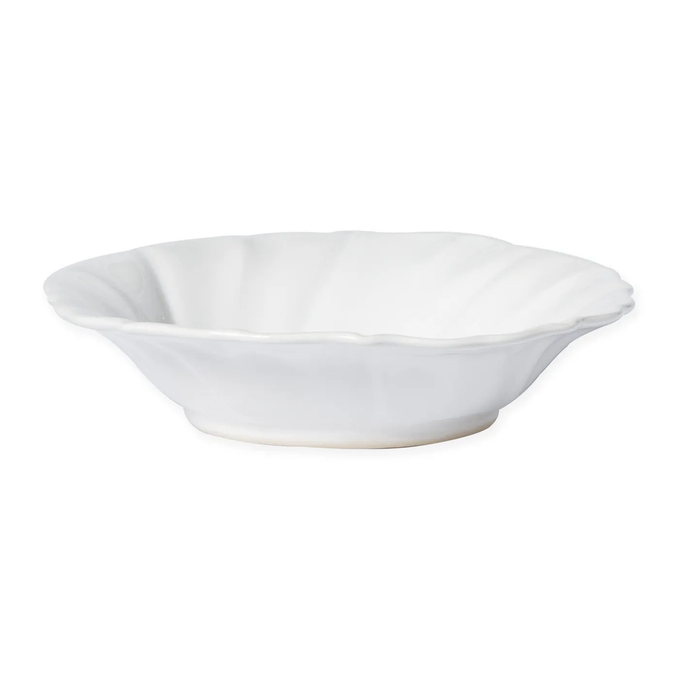 Incanto Stone White Ruffle Pasta Bowl