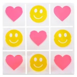Iscream Happy Lucite Tic Tac Toe