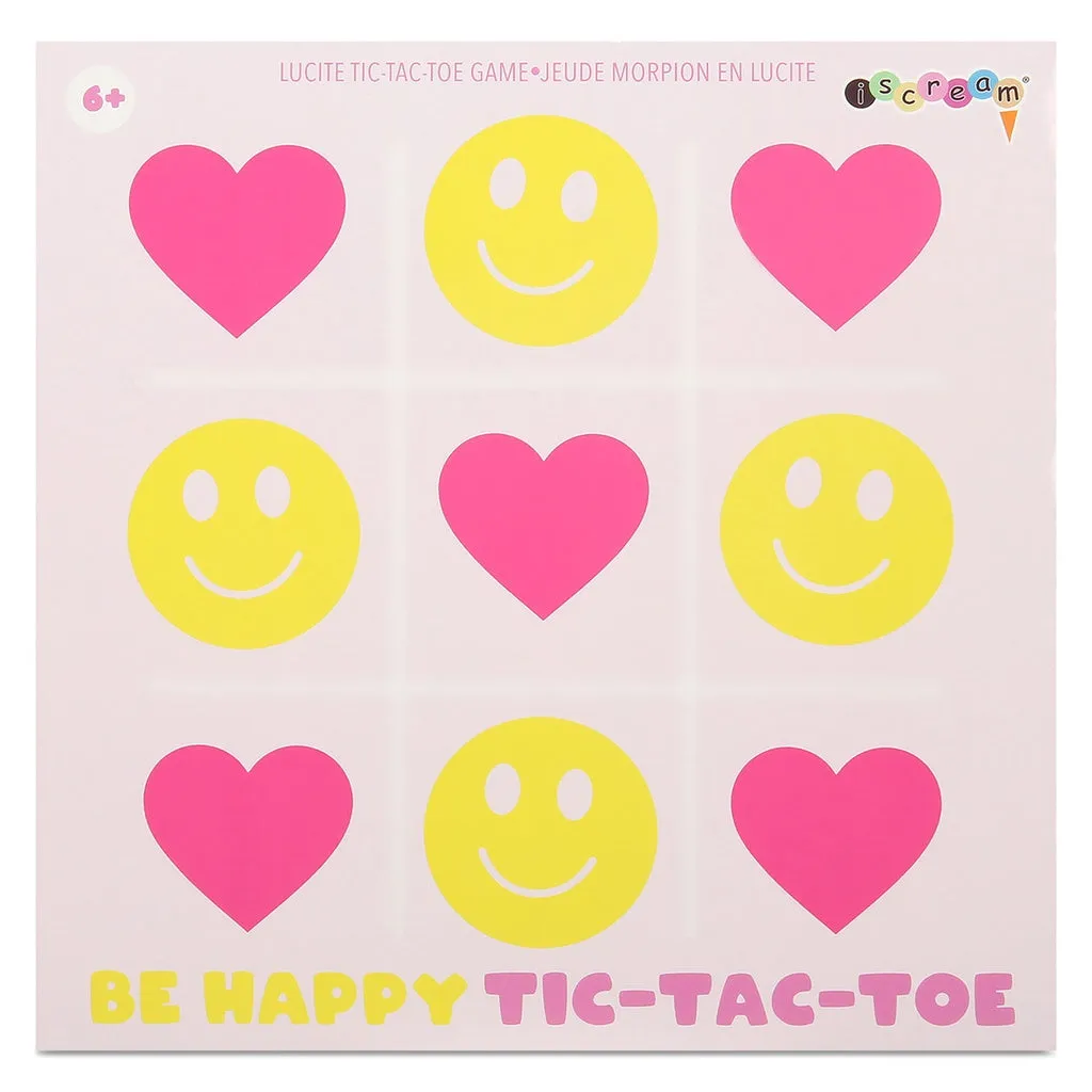 Iscream Happy Lucite Tic Tac Toe