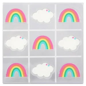 Iscream Rainbow Lucite Tic Tac Toe