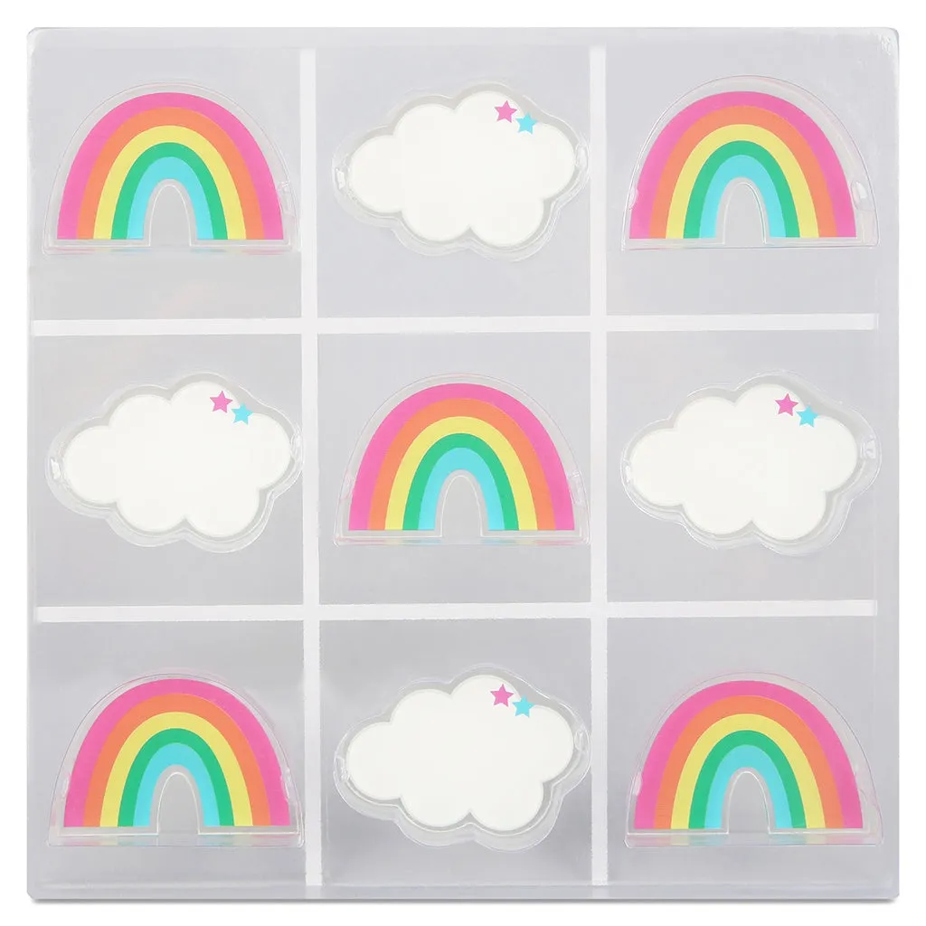 Iscream Rainbow Lucite Tic Tac Toe