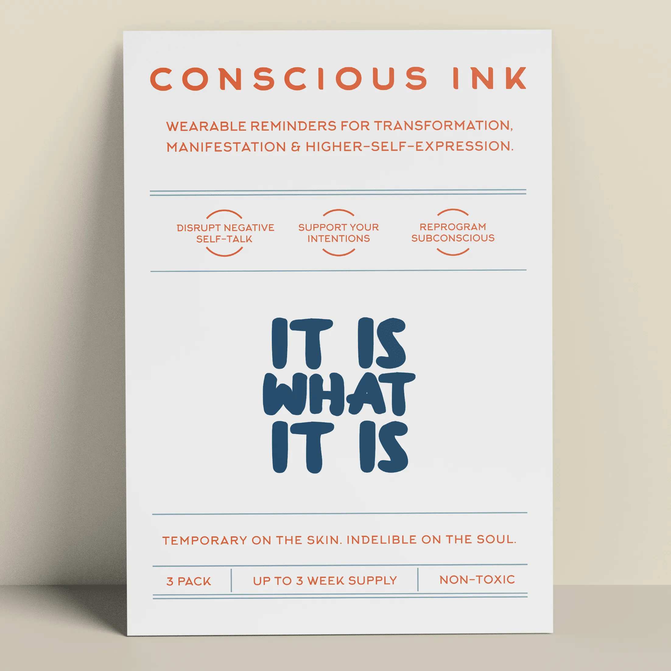 It Is What It Is Manifestation Tattoo