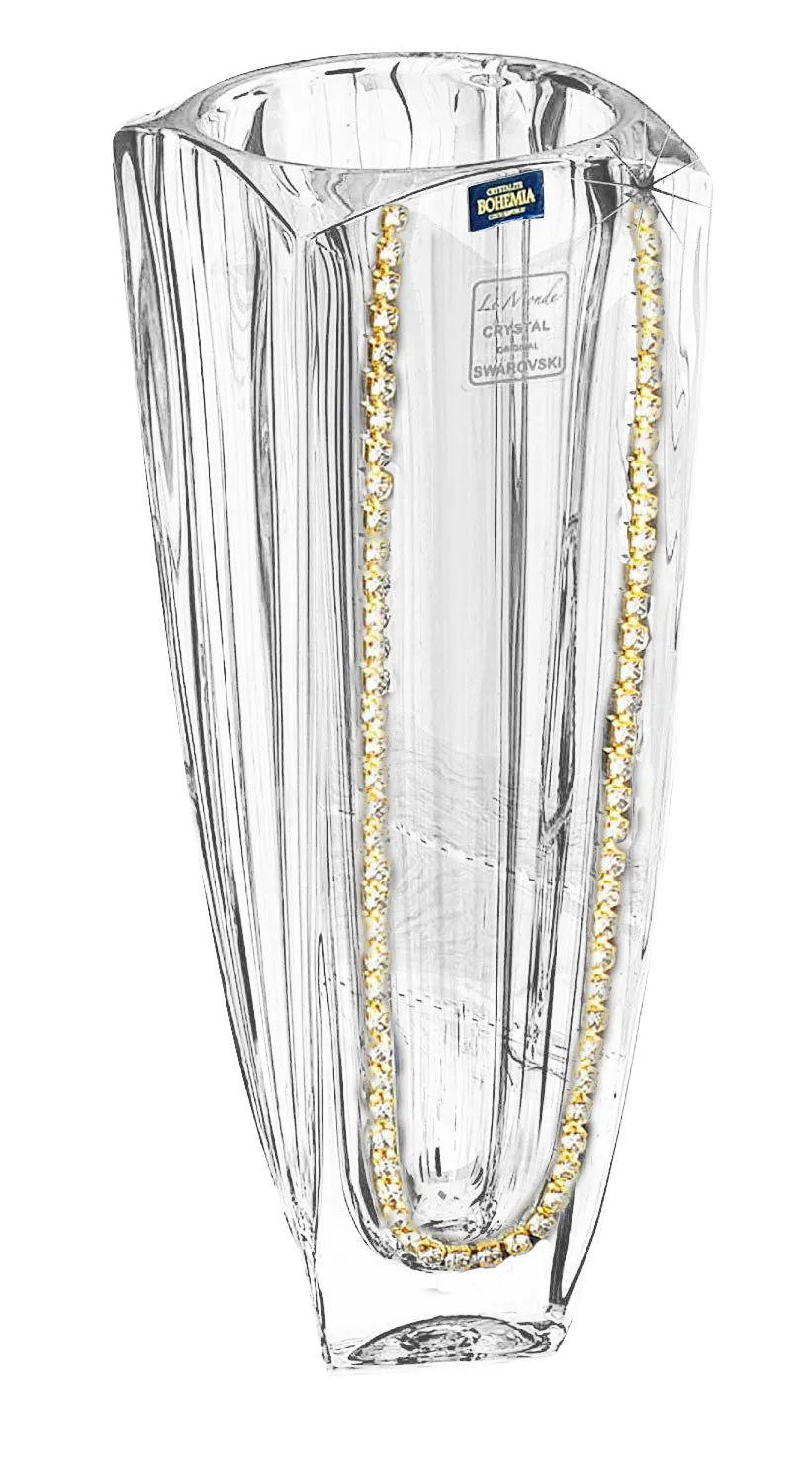 Italian Collection Glassware, Decorated with Swarovski Crystal