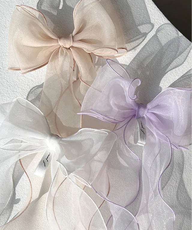 J.Jane See-Through Wavy Color Ribbon