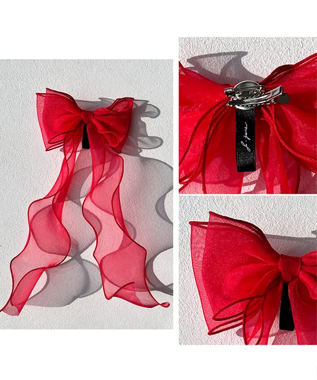 J.Jane See-Through Wavy Color Ribbon