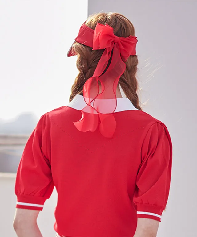 J.Jane See-Through Wavy Color Ribbon