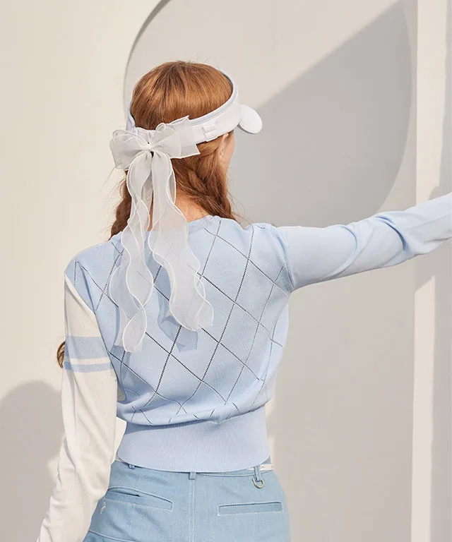 J.Jane See-Through Wavy Color Ribbon