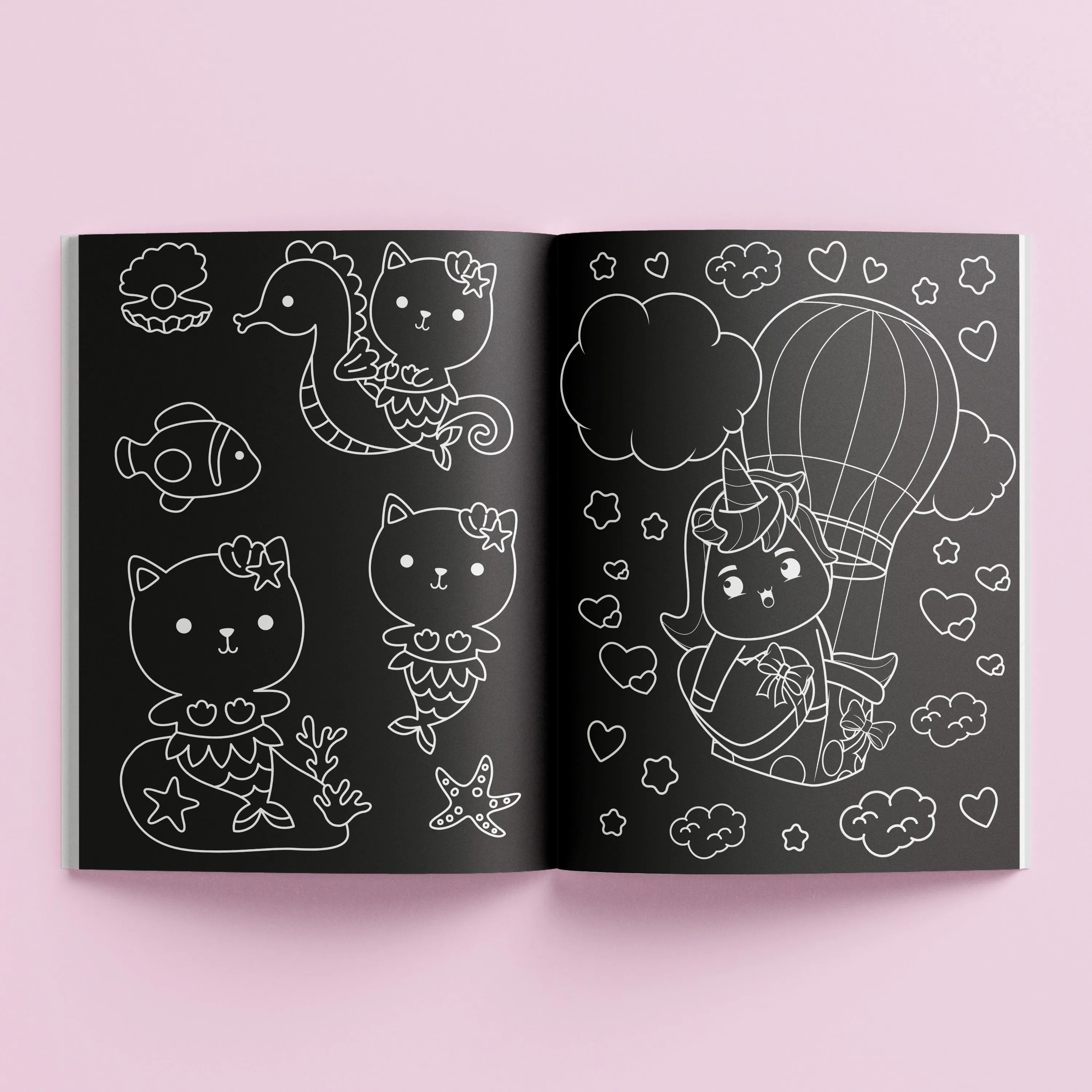 Kaleidoscope Sticker Colouring: Neon Dreams