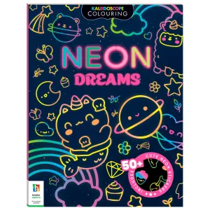 Kaleidoscope Sticker Colouring: Neon Dreams