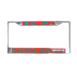 Kappa Sig License Plate Frame