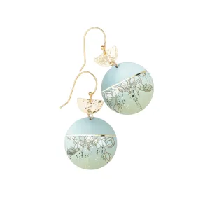 Karina Earrings in Sage