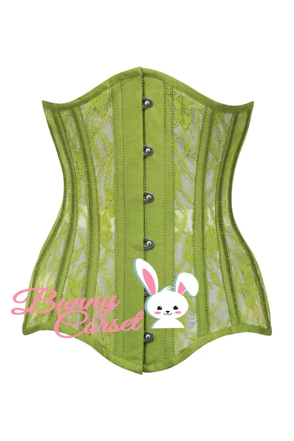 Kelsi Lace Overlay Mesh Corset