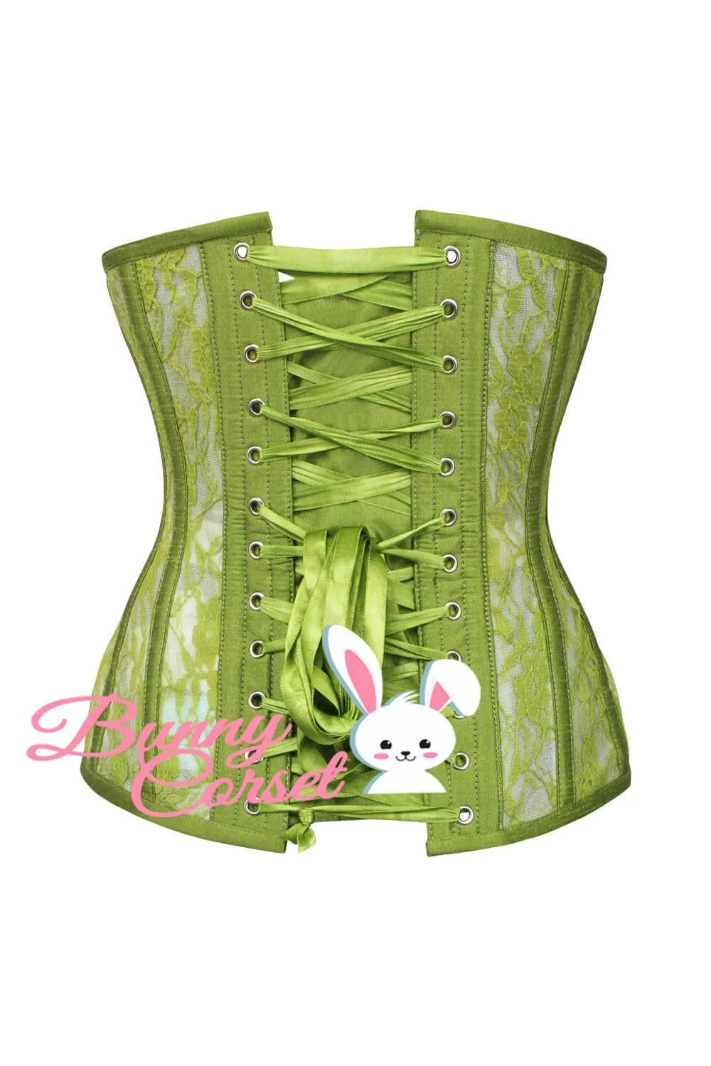 Kelsi Lace Overlay Mesh Corset