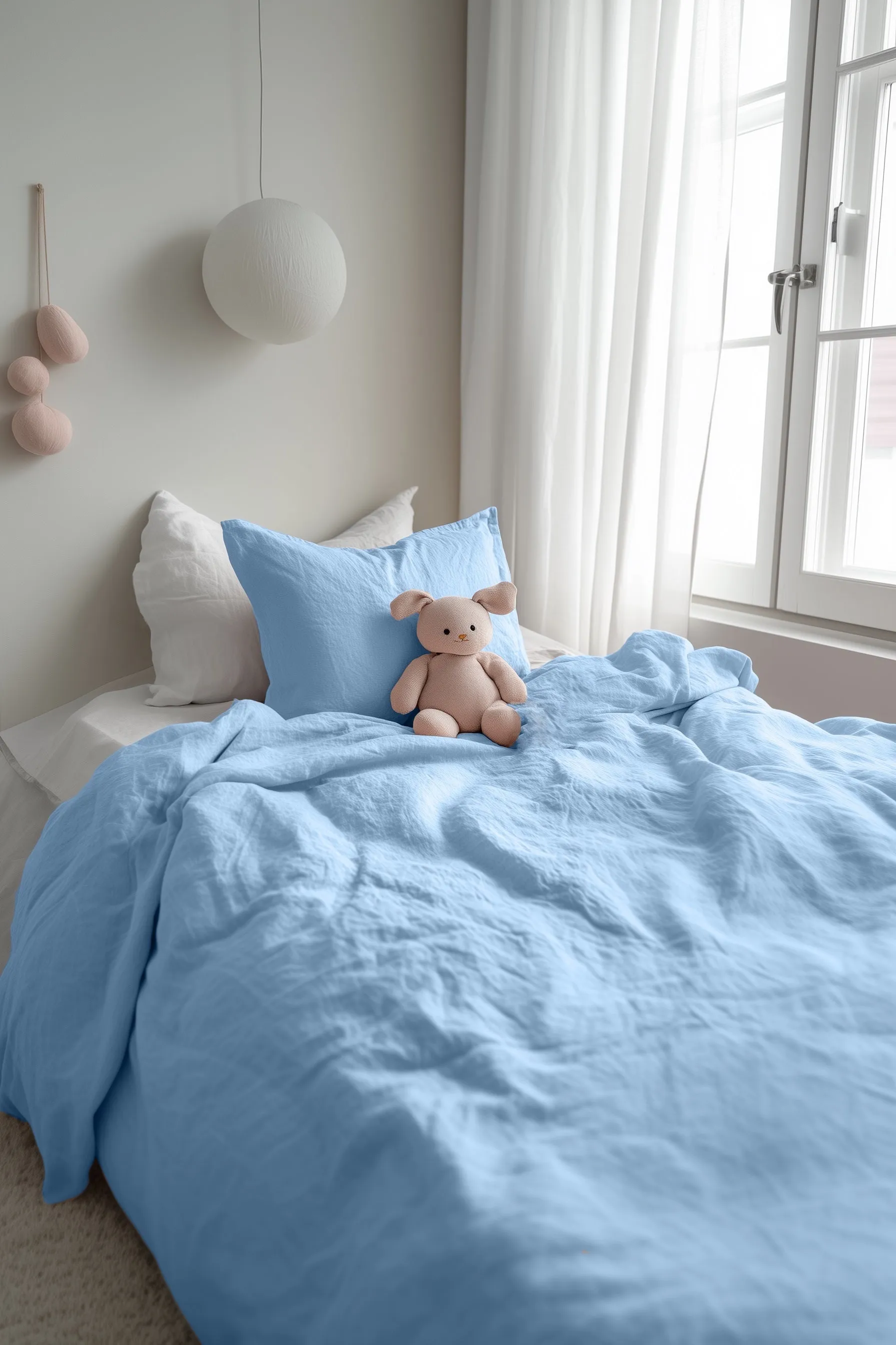 Kids Duvet Cover Set - Light Blue