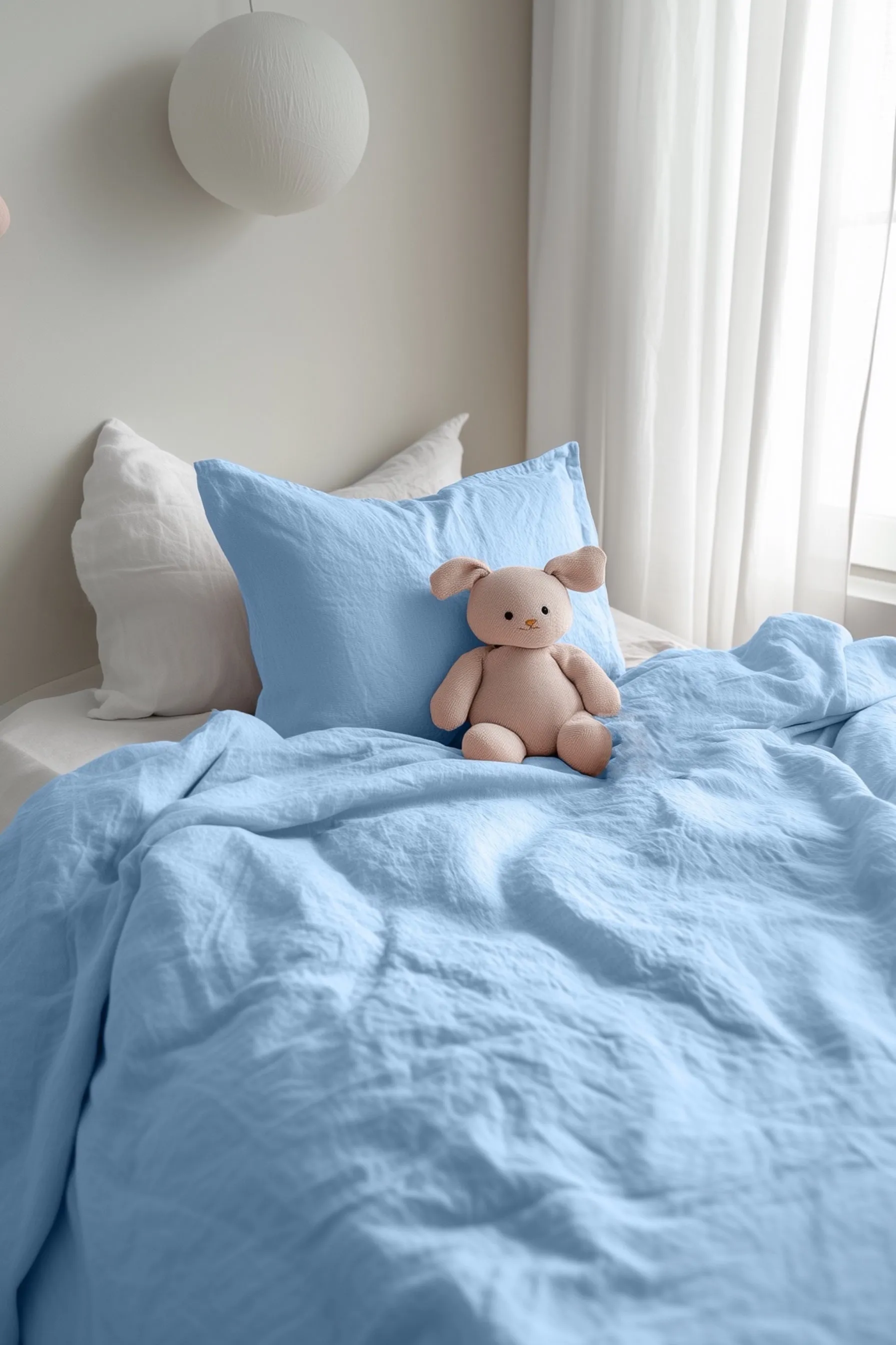 Kids Duvet Cover Set - Light Blue