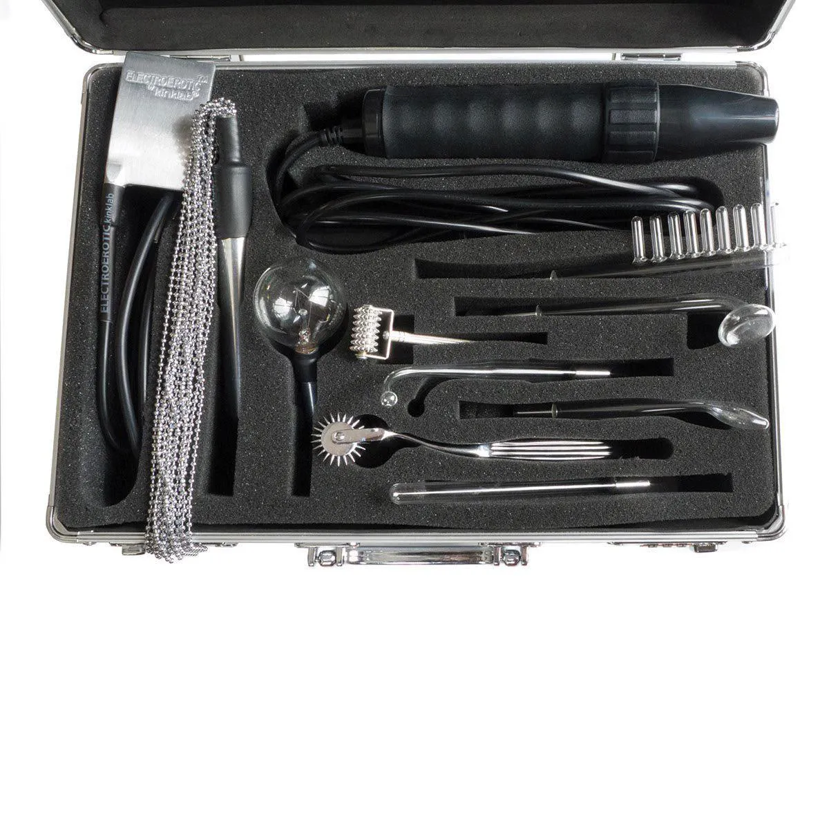 KinkLab Agent Noir Electro Erotic Neon Wand Kit