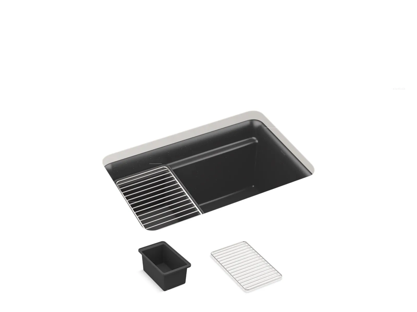 KOHLER K-27787 Cairn 27-1/2" undermount single-bowl utility sink