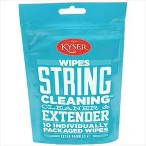 Kyser New Wipes-string Cleaner (pack 10)