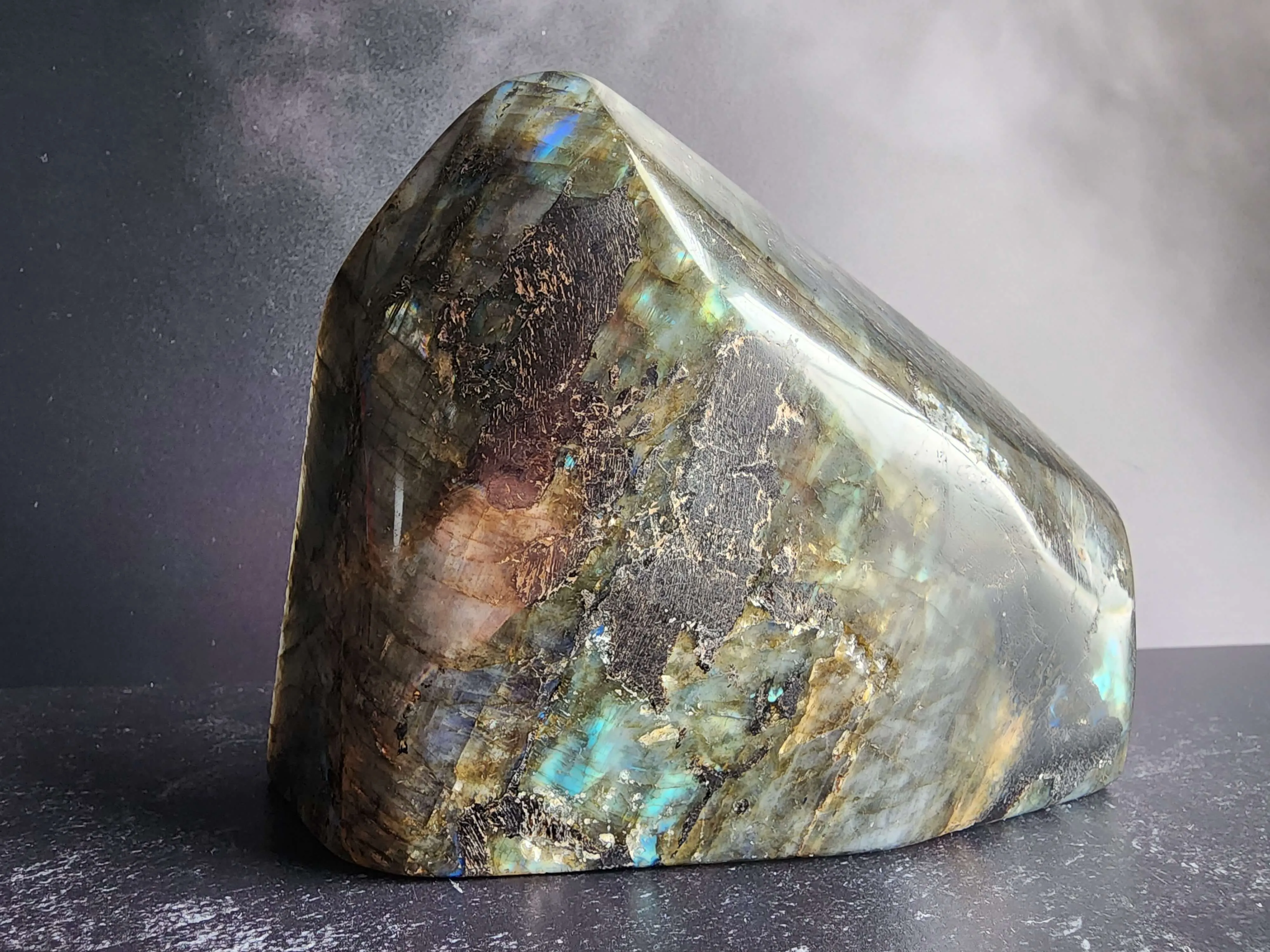 Labradorite Freeform Pegasus Carving