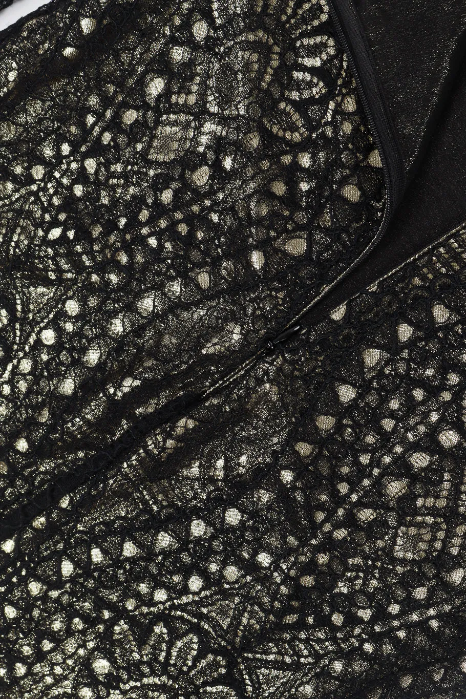 Lace Overlay Cocktail Dress