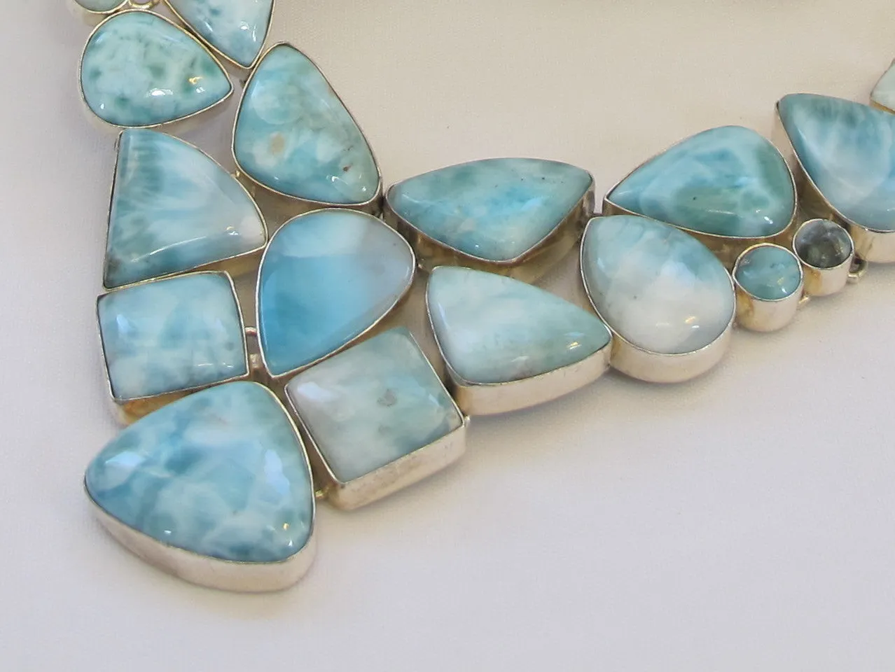 *Large Larimar Necklace