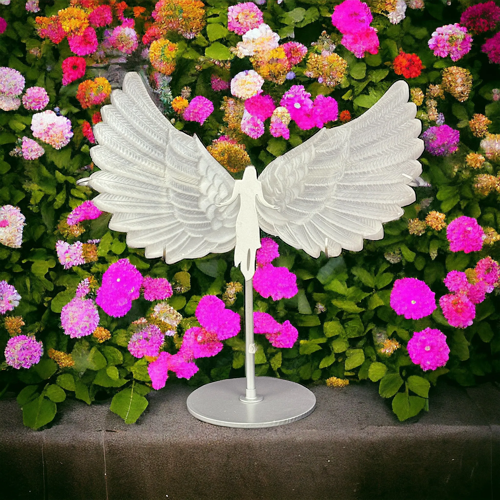 Large Selenite Wings - 12 Inch Wingspan