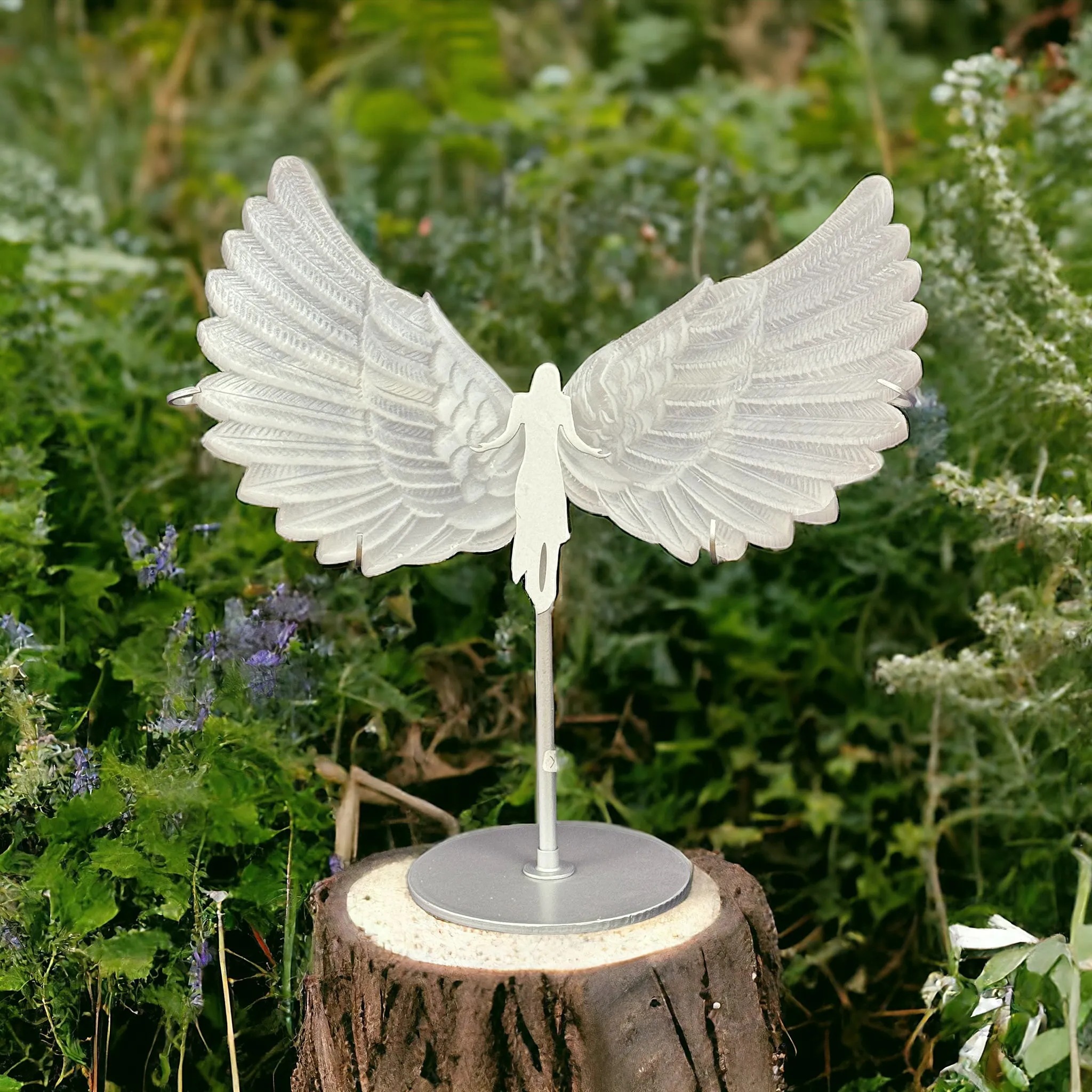Large Selenite Wings - 12 Inch Wingspan