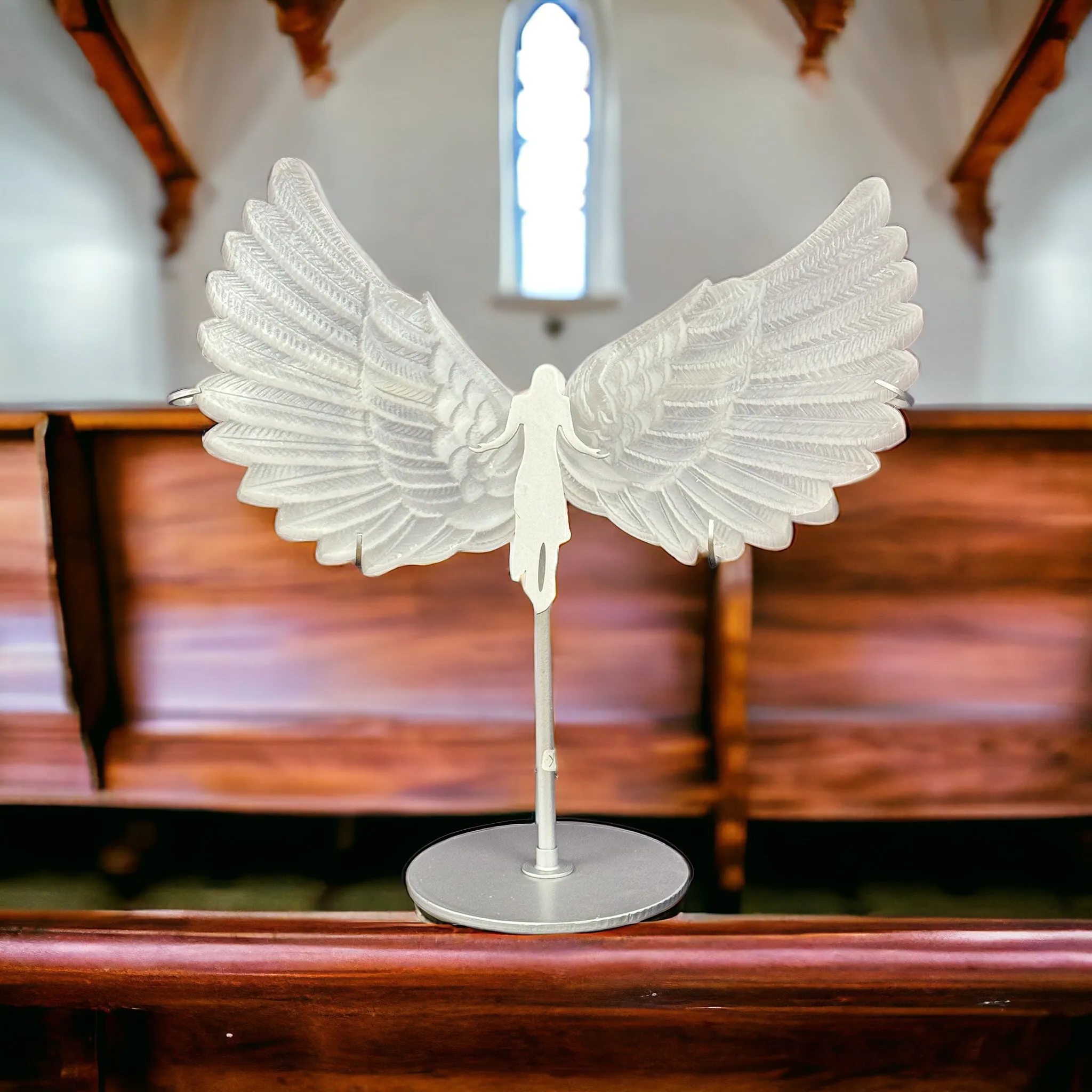 Large Selenite Wings - 12 Inch Wingspan