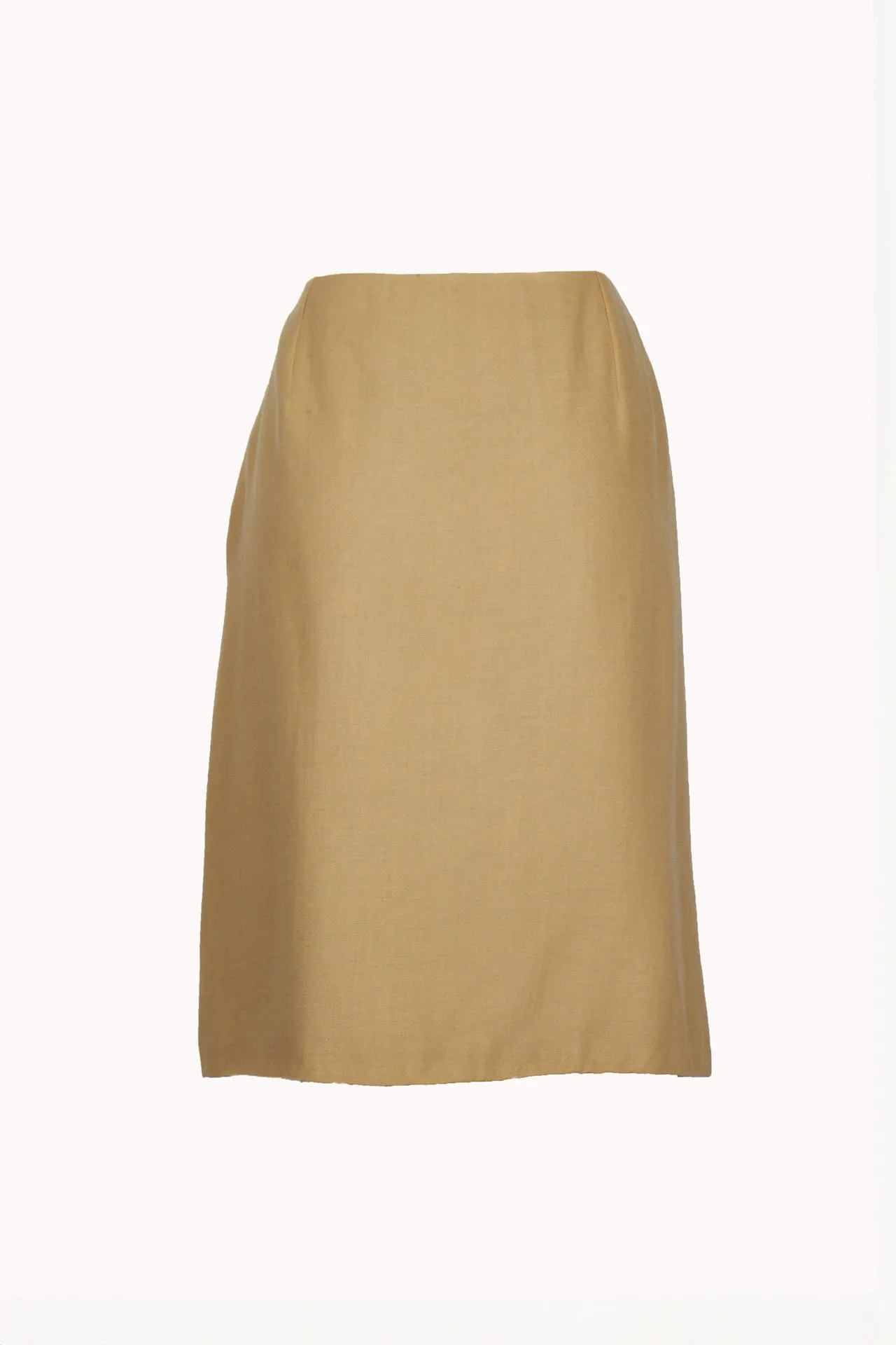 Late 90s Versace Tan Zebra Skirt