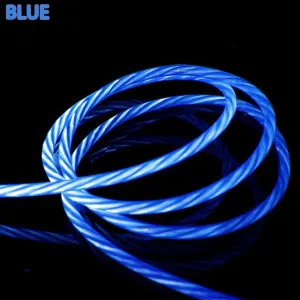 LED Luminous Micro USB Type C Charging Cable For Iphone X 8 Huawei Honor 9 Lite Xiaomi Redmi Note 5/5A Cell Phone Charger Cabel