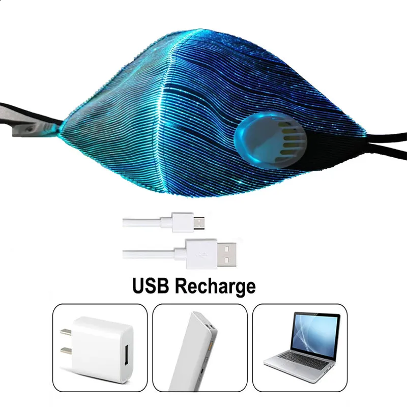 LED Mask With Breathing Valve